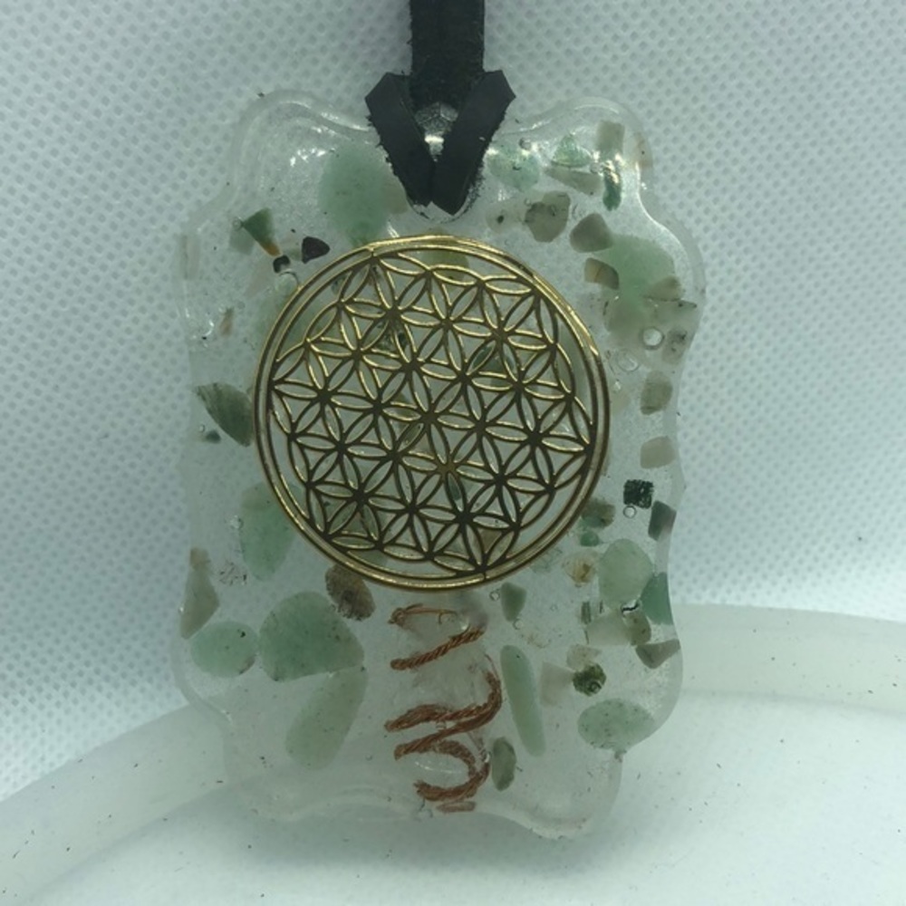 Aventurine Orgonite Necklace/Ornament